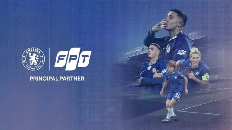 Logo FPT xuất hiện trên tay áo Chelsea mùa giải 2025/26