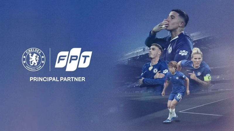 Logo FPT xuất hiện trên tay áo Chelsea mùa giải 2025/26