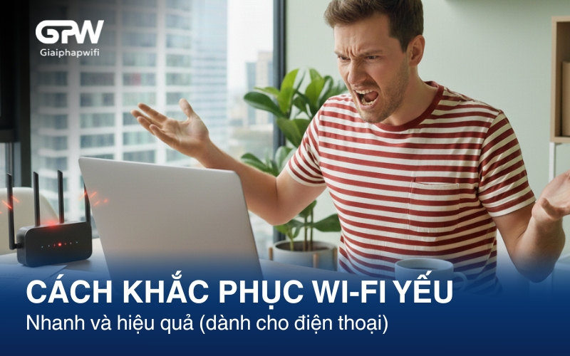 Cách khắc phục Wi-Fi yếu trên điện thoại nhanh, hiệu quả