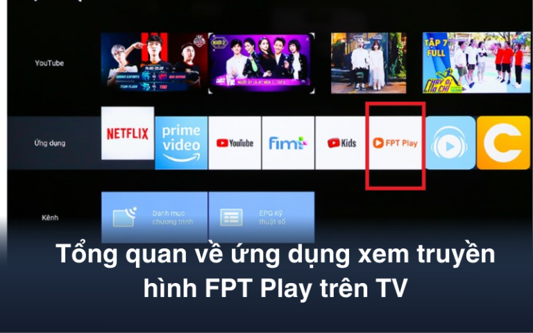 Tổng quan về ứng dụng xem truyền hình FPT Play trên TV
