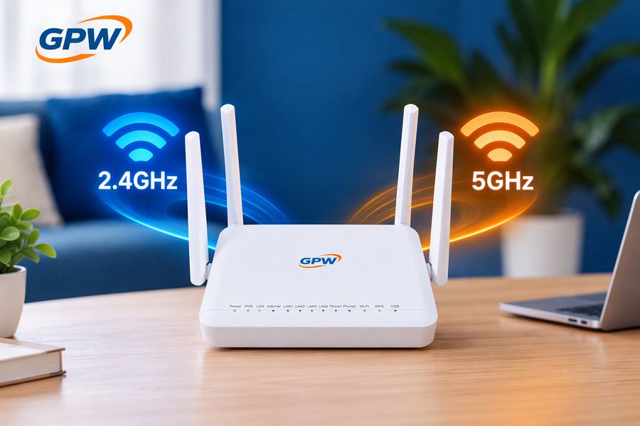 Modem wifi hỗ trợ băng tần kép